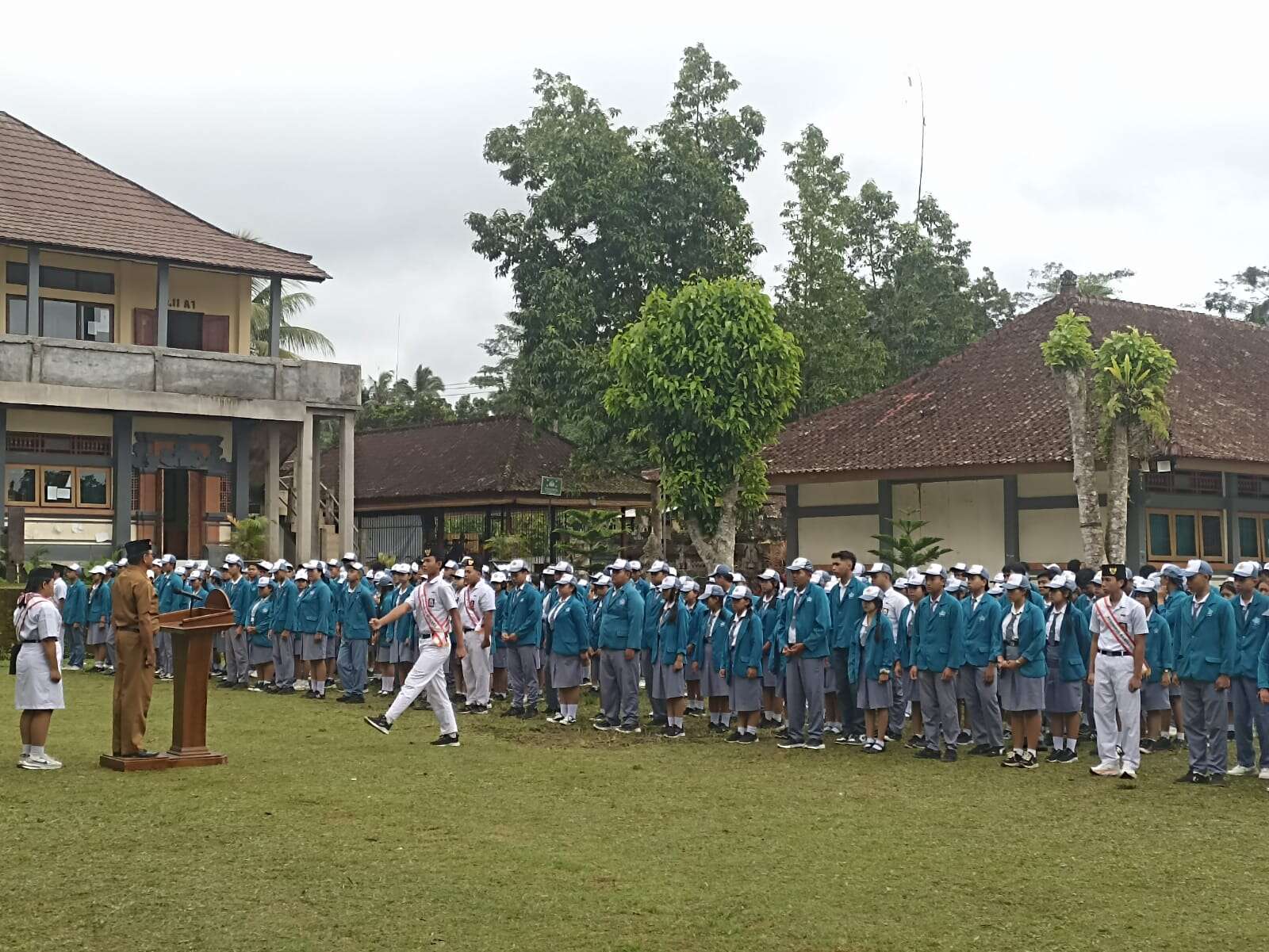 Pelaksanaan Upacara Pagi Ceria